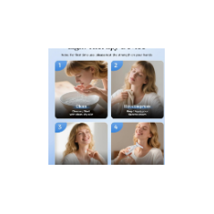 Thérapie Lumière Rouge Visage & Cou, Anti-Âge Rechargeable
