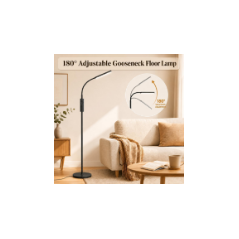 Lampe sur pied Wio-Mio LED 15W, variateur, télécommande