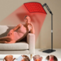 INTEO 2-in-1 Red & Infrared Light Therapy Lamp 660nm/850nm for Face & Body with Detachable Design & Protective Glass