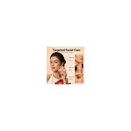 ZDEER GS5 Gua Sha Chauffant en Laiton avec Vibration, LED Rouge, Massage Visage & Cou, Rose