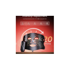 Masque LED 7-en-1 pour Visage & Cou, 324 LEDs, 5 Niveaux