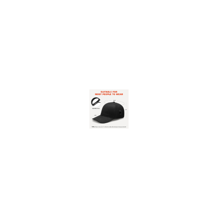 Viconor Laser Hair Growth Cap - Red Light Therapy for Men & Women, Black