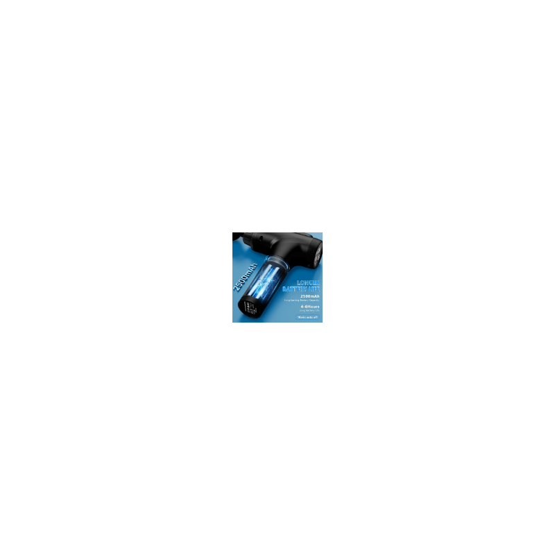 APherma Pistolet de Massage 30 Vitesses Deep Tissue Noir
