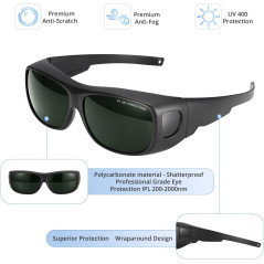 IPL Laser Safety Glasses 200-2000nm Protective Goggles for Hair Removal