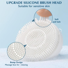 COSLUS 7-in-1 Silicone Facial Cleansing Brush | Waterproof Exfoliating Spa