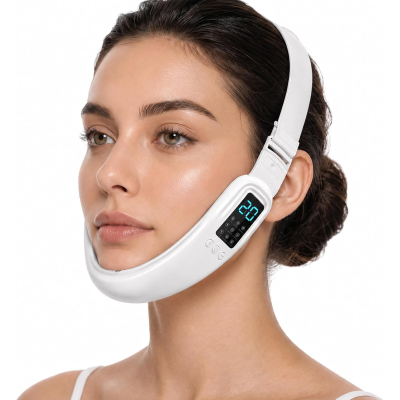 Electric Double Chin & V-Face Machine with 8 Modes, 15 Intensity Gears