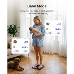 RENPHO Smart Digital Body Scale with BMI & Bluetooth – Accurate 400 lbs