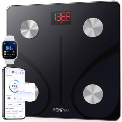 RENPHO Smart Digital Body Scale with BMI & Bluetooth – Accurate 400 lbs