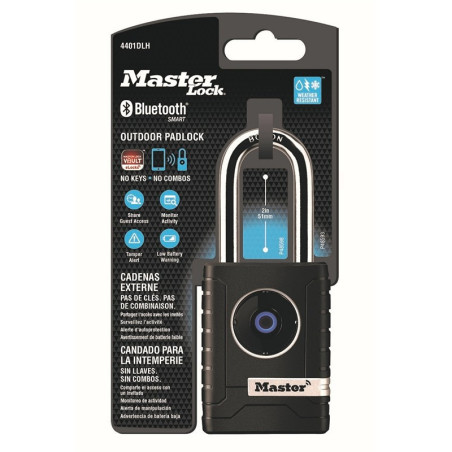 Cadenas Bluetooth Master Lock: Sécurité Intelligente pour Maison, Garage & Plus! Accès Partagé