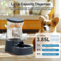 Gardner Pet 1-Gallon Automatic Gravity Stainless Steel Water Dispenser – BPA-Free Large Capacity Bowl for Dogs & Cats Gardner Pet 1-Gallon Automatic Gravity Stainless Steel Water Dispenser – BPA-Free Large Capacity Bowl for Dogs & Cats