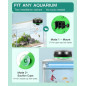 Automatic Fish Feeder for Aquarium - USB Rechargeable, Moisture-Proof, Timer with LCD Display for Betta Automatic Fish Feeder for Aquarium - USB Rechargeable, Moisture-Proof, Timer with LCD Display for Betta
