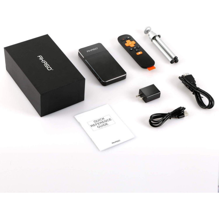 AKASO Mini Projecteur: Votre Cinéma Portable HD 1080P – Batterie Longue Durée & Connectivité WiFi/HDMI AKASO Mini Projecteur: Votre Cinéma Portable HD 1080P – Batterie Longue Durée & Connectivité WiFi/HDMI