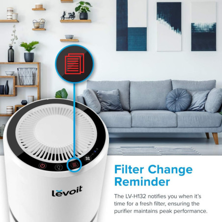Levoit Purificateur dAir HEPA : Respirez un Air Sain, Adieu Allergies et Odeurs!