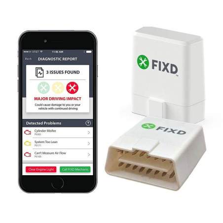 FIXD: Votre Mécanicien Intelligent! Diagnostiquez Votre Voiture Facilement avec ce Scanner OBD-II Bluetooth