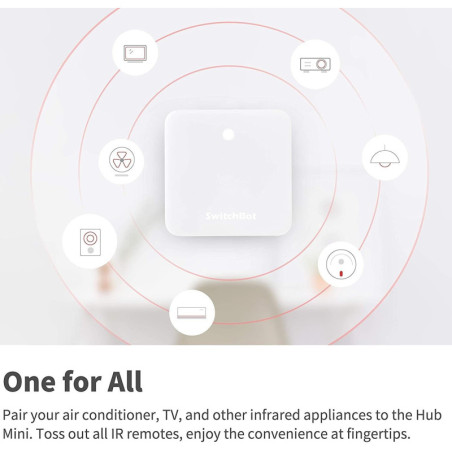 SwitchBot Hub Mini: Transform Your Home into a Smart Home - Voice & App Control