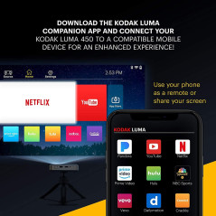 KODAK Luma 450: Projecteur Portable Full HD, Votre Cinéma Privé Partout!