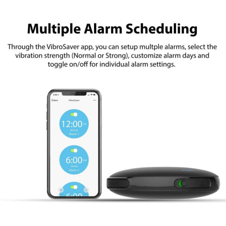 VibroSaver: Réveil Vibrant Wi-Fi Ultra-Puissant pour Gros Dormeurs